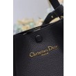 Replica Borse Replica Alta Qualità a secchiello Dior Signature piccola/media nera