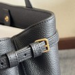 Replica Borse Replica Alta Qualità a tracolla Celine Cabas Anais Triomphe piccola nera grana