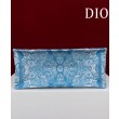 Replica Borsa Dior Book Tote media Dior M1286 ricamata con il motivo celeste D-Butterfly Paisley blu/bianco