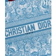 Replica Borsa Dior Book Tote media Dior M1286 ricamata con il motivo celeste D-Butterfly Paisley blu/bianco
