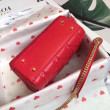 Replica Replica Perfetta Dior Mini Lady Dior con Catena Rosso Cannage Imitazioni Replica Replica Perfetta Dior Mini Lady Dior con Catena Rosso Cannage Imitazioni