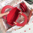 Replica Replica Perfetta Dior Mini Lady Dior con Catena Rosso Cannage Imitazioni Replica Replica Perfetta Dior Mini Lady Dior con Catena Rosso Cannage Imitazioni