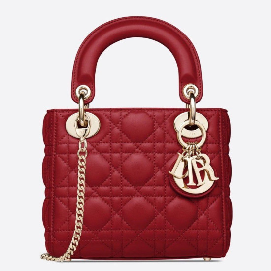 Replica Replica Perfetta Dior Mini Lady Dior con Catena Rosso Cannage Imitazioni Replica Replica Perfetta Dior Mini Lady Dior con Catena Rosso Cannage Imitazioni