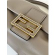 Replica Borsa Fendi Mamma Baguette Piccola Grigia