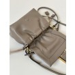 Replica Borsa Fendi Mamma Baguette Piccola Grigia