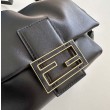 Replica Imitazioni borse griffate Fendi Mamma Baguette Piccola Nera Imitazioni