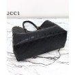 Replica Borsa tote grande Gucci GG Emblem imitazione 815213 Nero Imitazioni