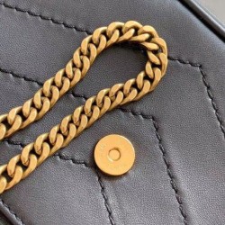 Qualità Specchio Replica Borsa vintage YSL Saint Laurent Niki Baby replica nera Riproduzione Fedele Borsa vintage YSL Saint Laurent Niki Baby replica nera imitazioni