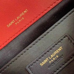 Replica Borse vintage YSL Saint Laurent Niki Baby rossa stropicciata