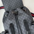 Zaino Gucci grande nero da uomo 792080 Imitazioni