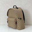 Zaino Gucci medio in tela GG Replica Gucci da uomo 824624 marrone