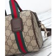 Bora Pari all'originale replica a mano Gucci Mini GG Caffè scuro