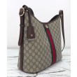 Borsa a tracolla grande Gucci Ophidia 836871 Caffè scuro