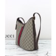 Borsa a tracolla grande Gucci Ophidia 836871 Caffè scuro