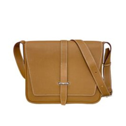 Borsa Replica 1:1 a tracolla Hermès Steve Light Junior Caffè chiaro