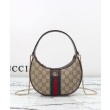 Borse Imitazioni a tracolla piccola Gucci Ophidia 838463 Caffè scuro