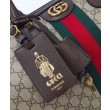 Borsa da viaggio Gucci Savoy media/grande 834460 Caffè scuro