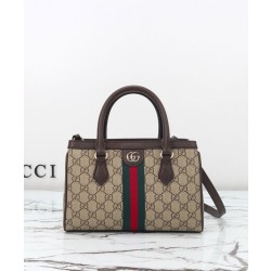 Borsa tote Gucci Ophidia piccola/media 836840 Caffè scuro