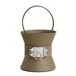 Borsa tote Hermès Mini Medor Grigia