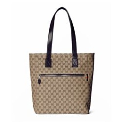 Riproduzione Fedele Borse Replica Alta Qualità tote media Gucci in tela GG 834796 Caffè imitazioni
