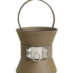 Riproduzione Fedele Borsa tote Hermès Mini Medor Grigia imitazioni