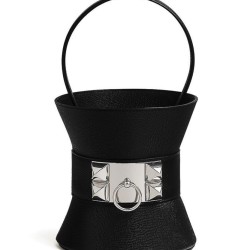 Riproduzione Fedele Borse Firmate Replica tote Hermès Mini Medor Nera imitazioni