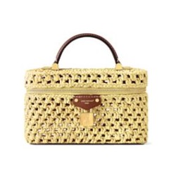 Riproduzione Fedele Borsa a tracolla Louis Vuitton Vanity Chain Albicocca imitazioni