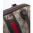 Imitazione Borsa bauletto piccola Gucci Ophidia 841294 Caffè scuro