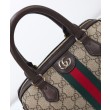 Imitazione Borsa bauletto piccola Gucci Ophidia 841294 Caffè scuro