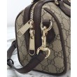 Imitazione Borsa bauletto piccola Gucci Ophidia 841294 Caffè scuro