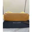 Shopping Jamie YSL Saint Laurent in rafia Albicocca