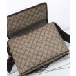 Borsa a tracolla Gucci Ophidia media Caffè scuro