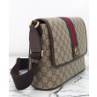 Borsa a tracolla Gucci Ophidia media Caffè scuro
