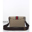 Borsa a tracolla Gucci Ophidia media Caffè scuro