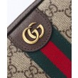 Borsa a tracolla Gucci Ophidia piccola 839103 Caffè scuro