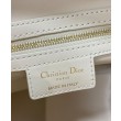 Borse Firmate Replica Christian Dior D-Motion media crema