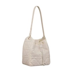 Borse Firmate Replica Christian Dior D-Motion media crema