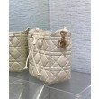 Borse Firmate Replica Christian Dior D-Motion media crema