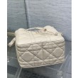 Borse Firmate Replica Christian Dior D-Motion media crema