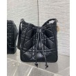 Borsa Christian Dior D-Motion media nera
