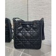 Borsa Christian Dior D-Motion media nera