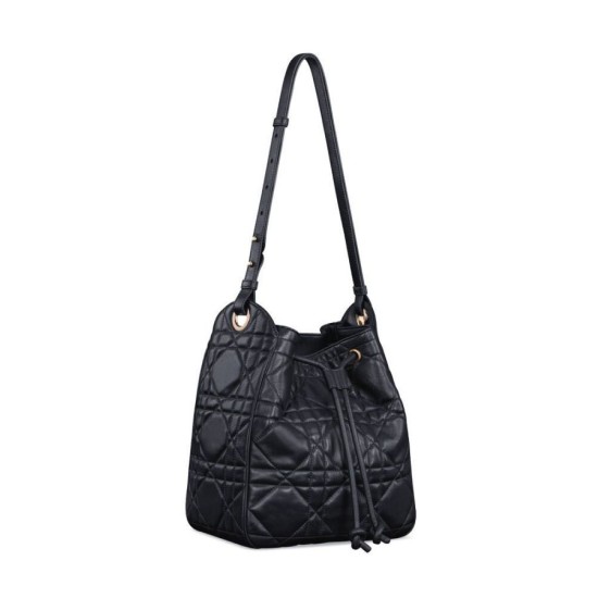 Borsa Christian Dior D-Motion media nera