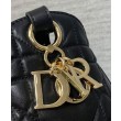 Borsa Christian Dior D-Motion media nera