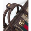 Borsa da viaggio Gucci Gucci Savoy media 834469 Caffè scuro