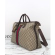 Borsa da viaggio Gucci Gucci Savoy media 834469 Caffè scuro