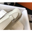 Borse Firmate Replica Hermès Kelly Pochette in pelle Epsom bianca Borse Firmate Replica Hermès Kelly Pochette in pelle Epsom bianca