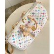 Borsa LV LV x TM Keepall Bandouliere 45 in tela Monogram Multicolore M13742