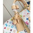 Borsa LV LV x TM Keepall Bandouliere 45 in tela Monogram Multicolore M13742