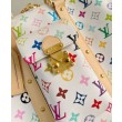 Borsa LV LV x TM Keepall Bandouliere 45 in tela Monogram Multicolore M13742