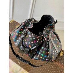 Borsa LV LV x TM Keepall Bandouliere 50 in tela Monogram multicolore M13745